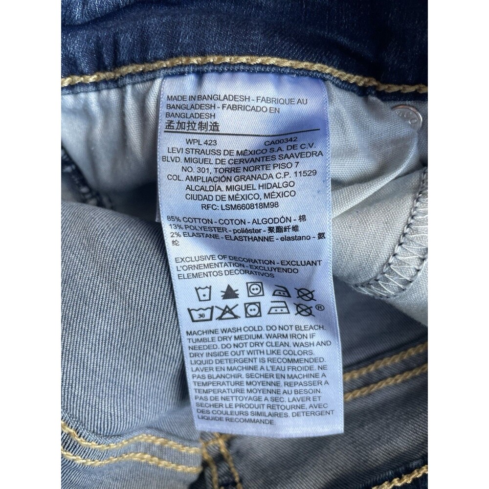 Denizen Levis Women’s Blue Jeans Modern Slim Size  2S 26x30 - Picture 7 of 9